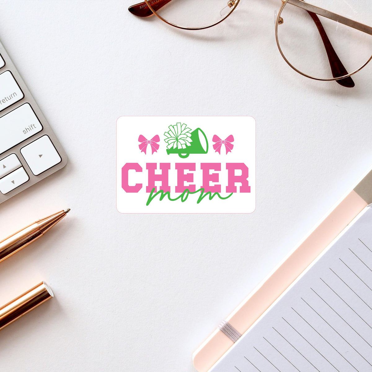 Vinyl Sticker-Cheer Mom -2