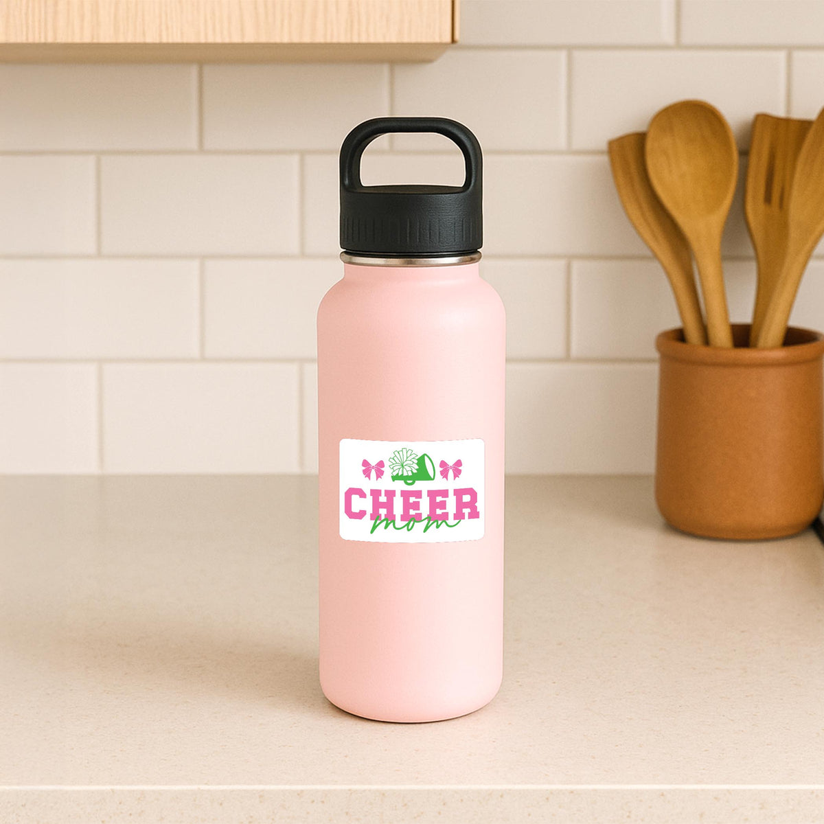 Vinyl Sticker-Cheer Mom -3