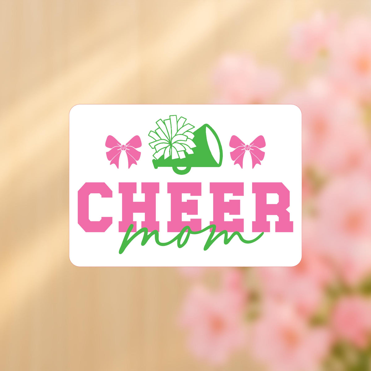 Vinyl Sticker-Cheer Mom -4