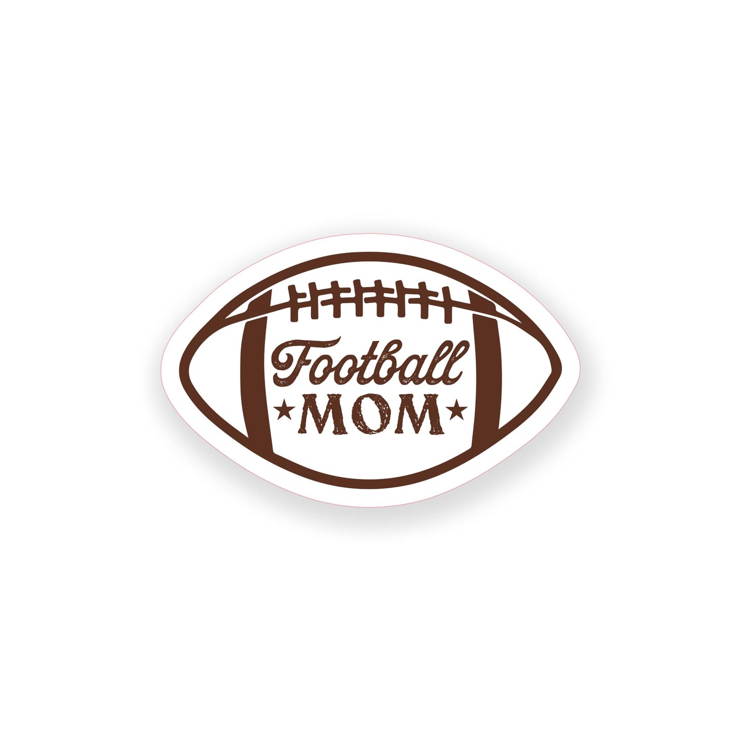 Vinyl Sticker-Football Mom -0