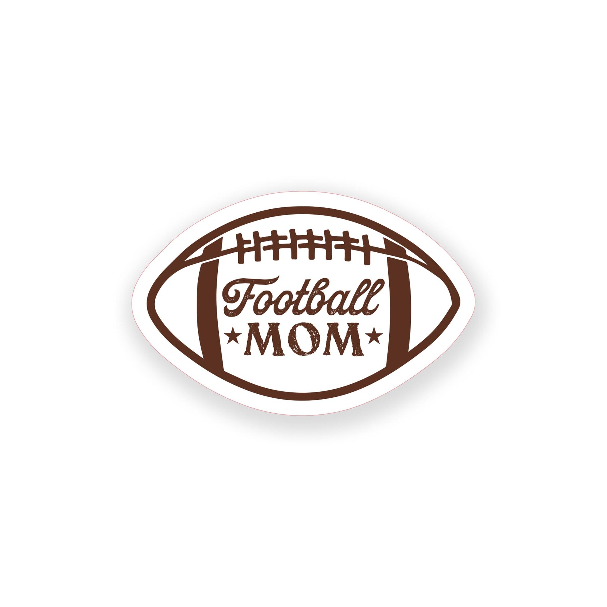 Vinyl Sticker-Football Mom -0