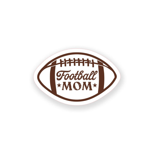 Vinyl Sticker-Football Mom -0