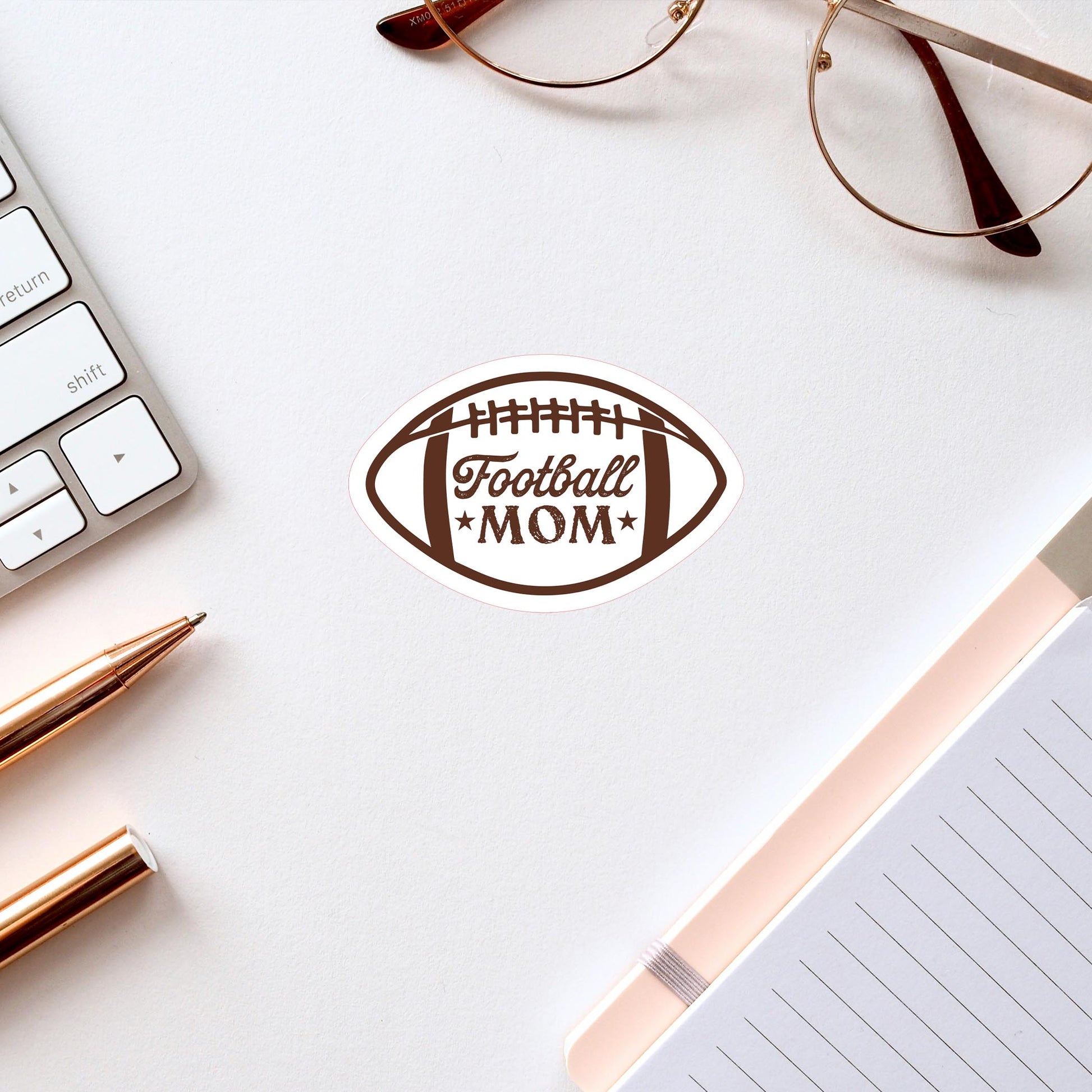 Vinyl Sticker-Football Mom -2