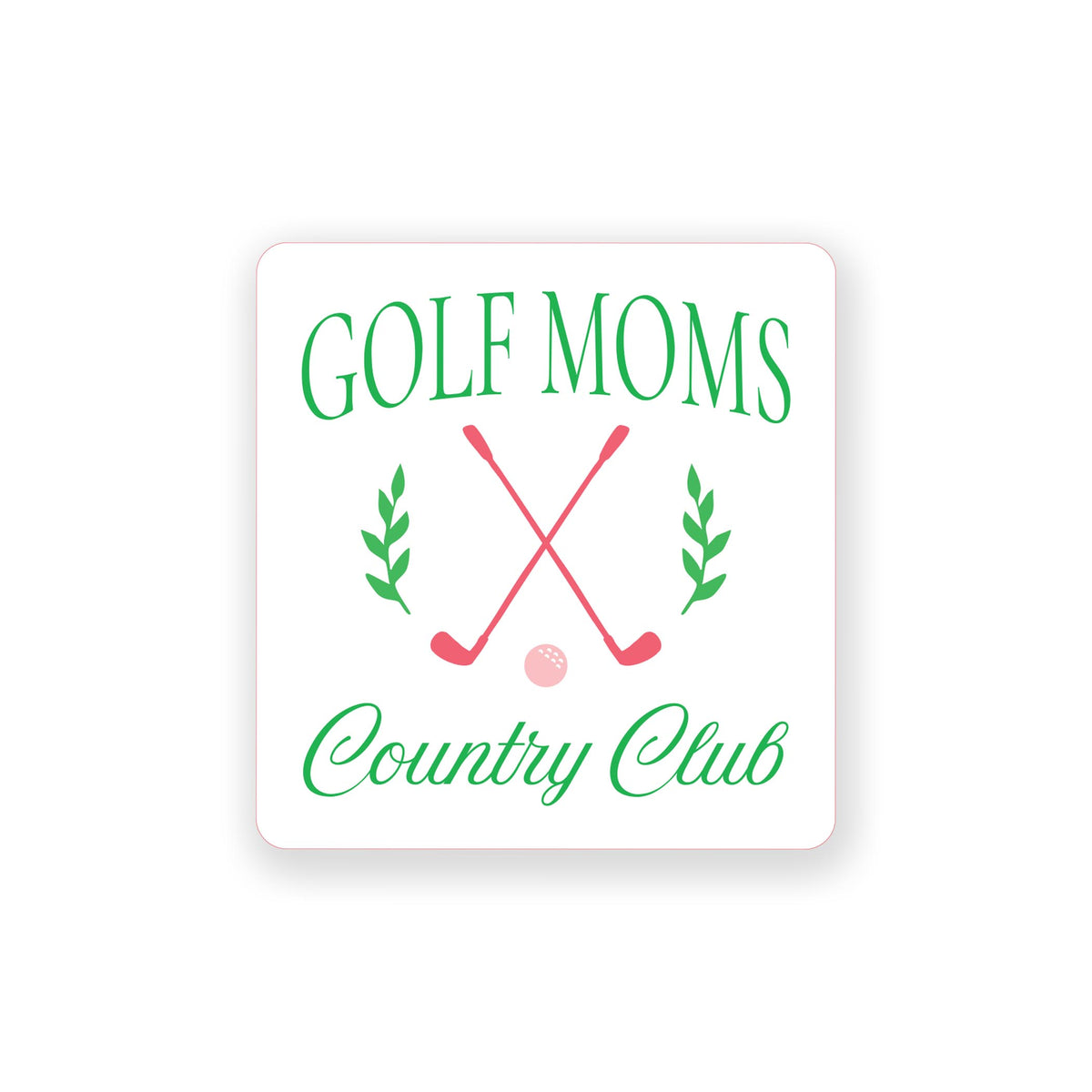 Vinyl Sticker-Golf Moms Country Club -0