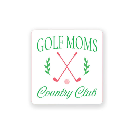 Vinyl Sticker-Golf Moms Country Club -0