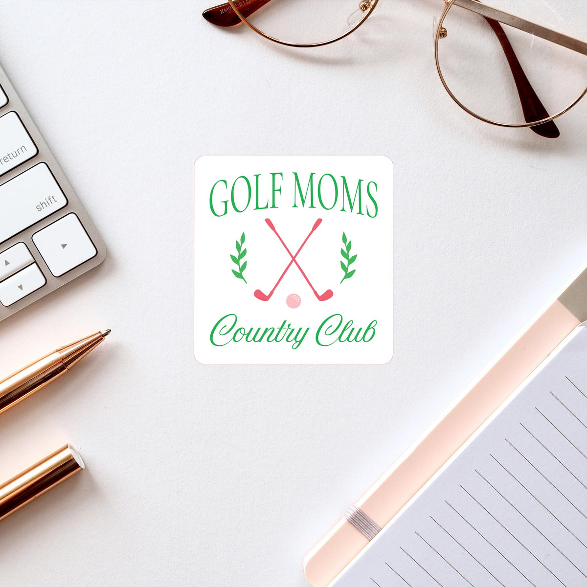 Vinyl Sticker-Golf Moms Country Club -2