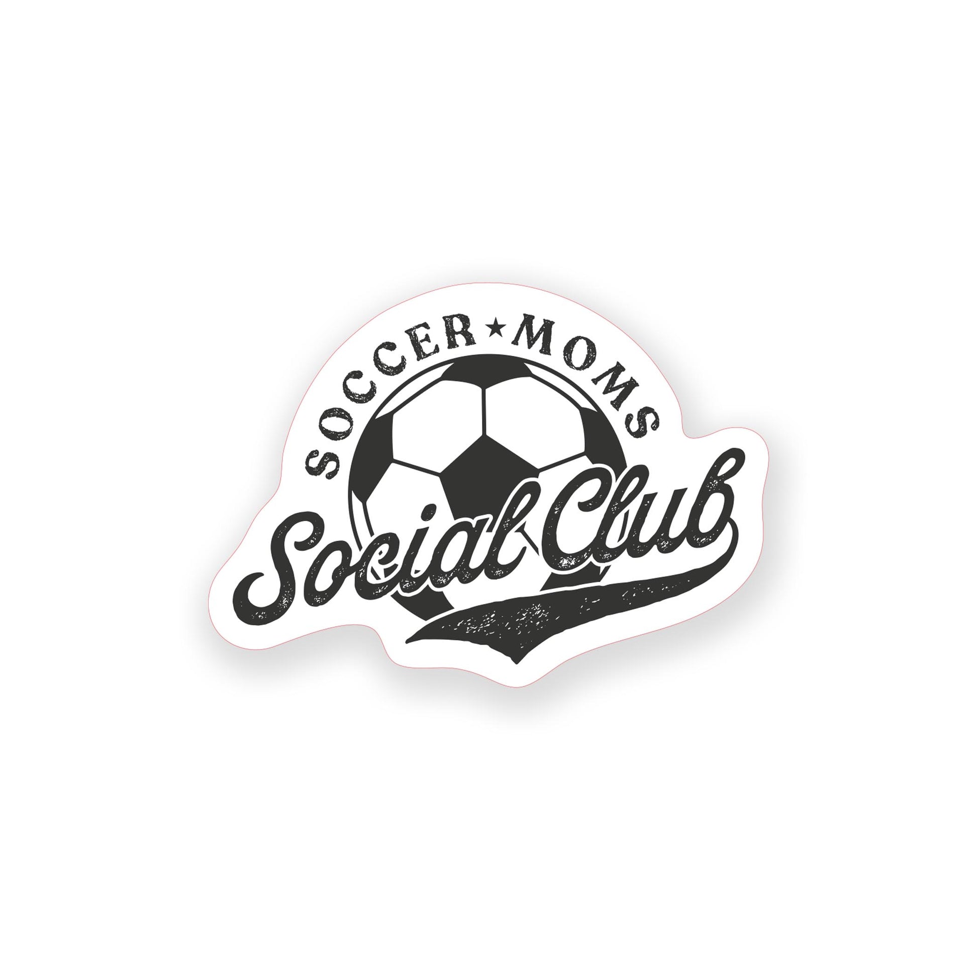 Vinyl Sticker-Soccer Moms Social Club -0