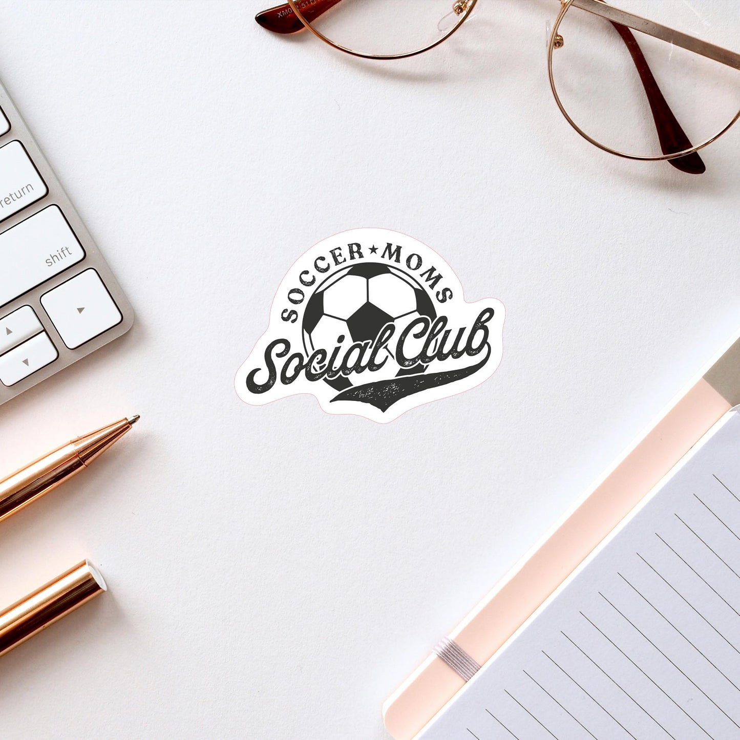 Vinyl Sticker-Soccer Moms Social Club -2