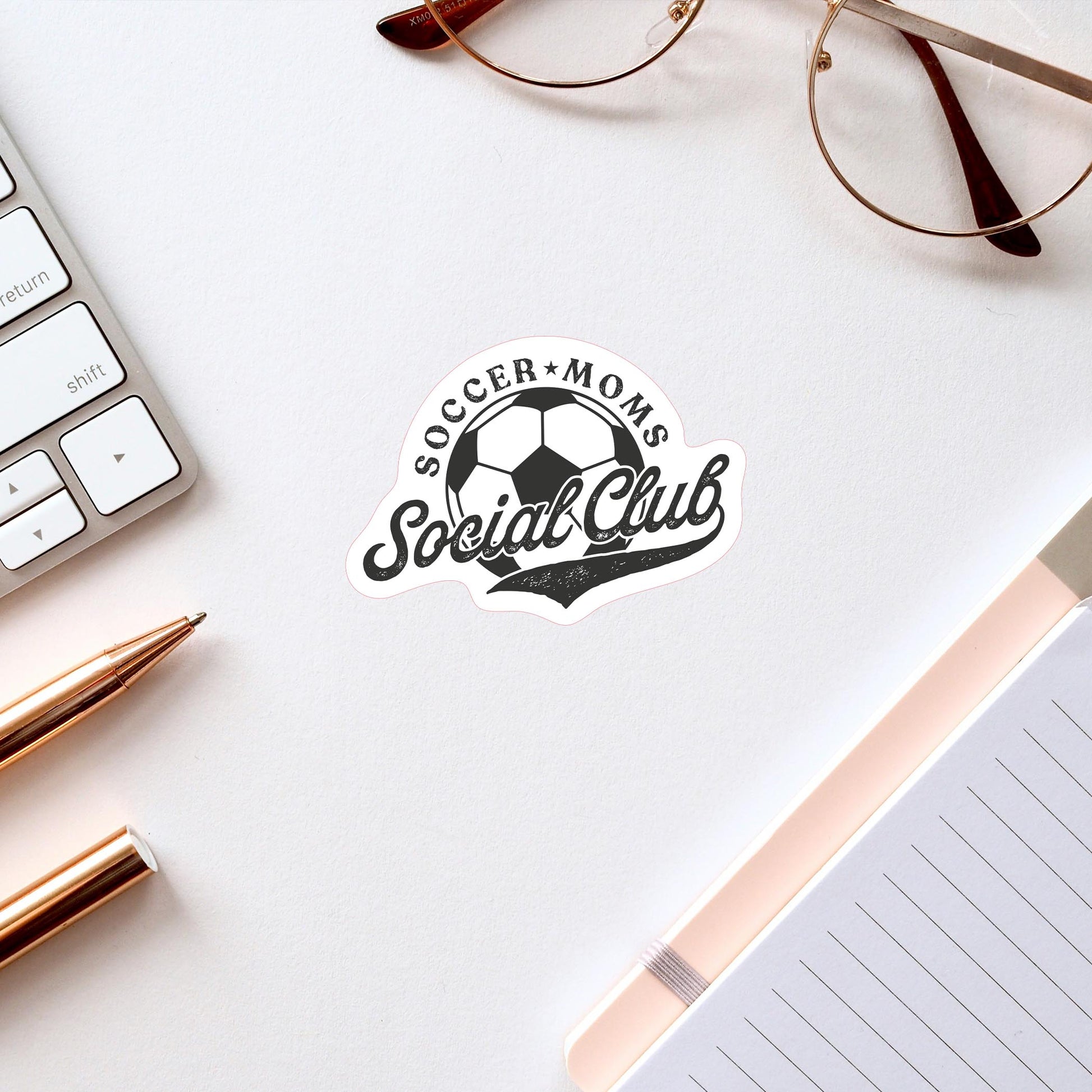 Vinyl Sticker-Soccer Moms Social Club -2