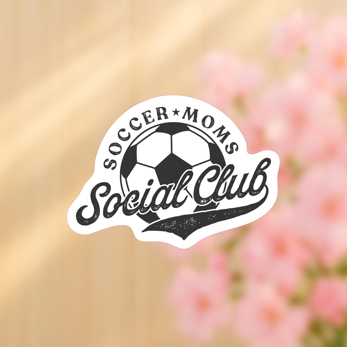 Vinyl Sticker-Soccer Moms Social Club -4