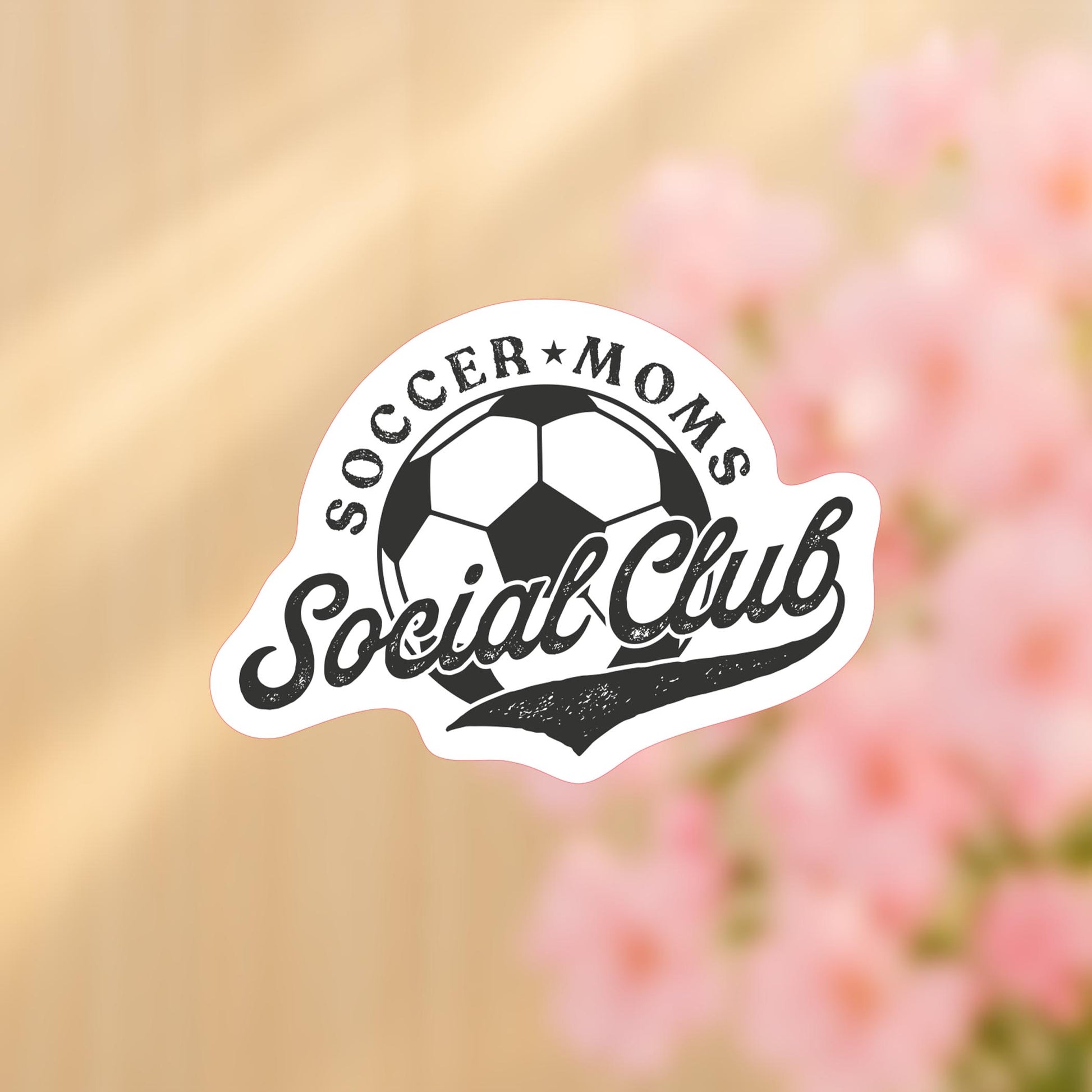 Vinyl Sticker-Soccer Moms Social Club -4
