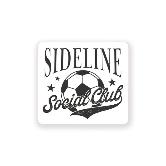 Vinyl Sticker-Soccer Mom Sideline Social Club -0