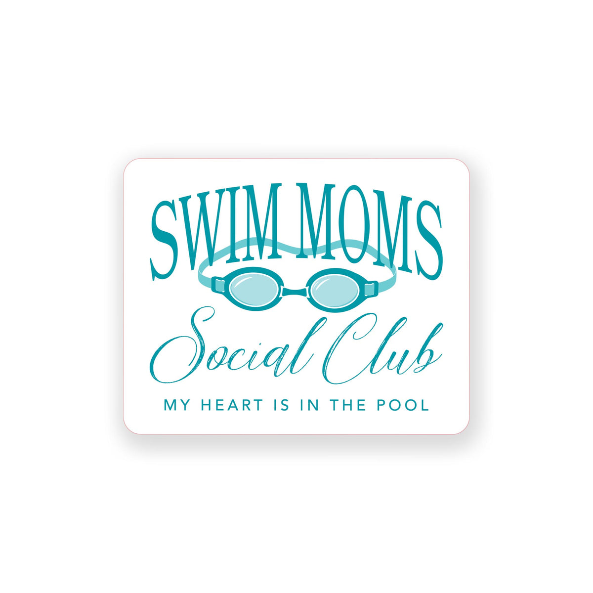 Vinyl Sticker-Swim Moms Social Club -0