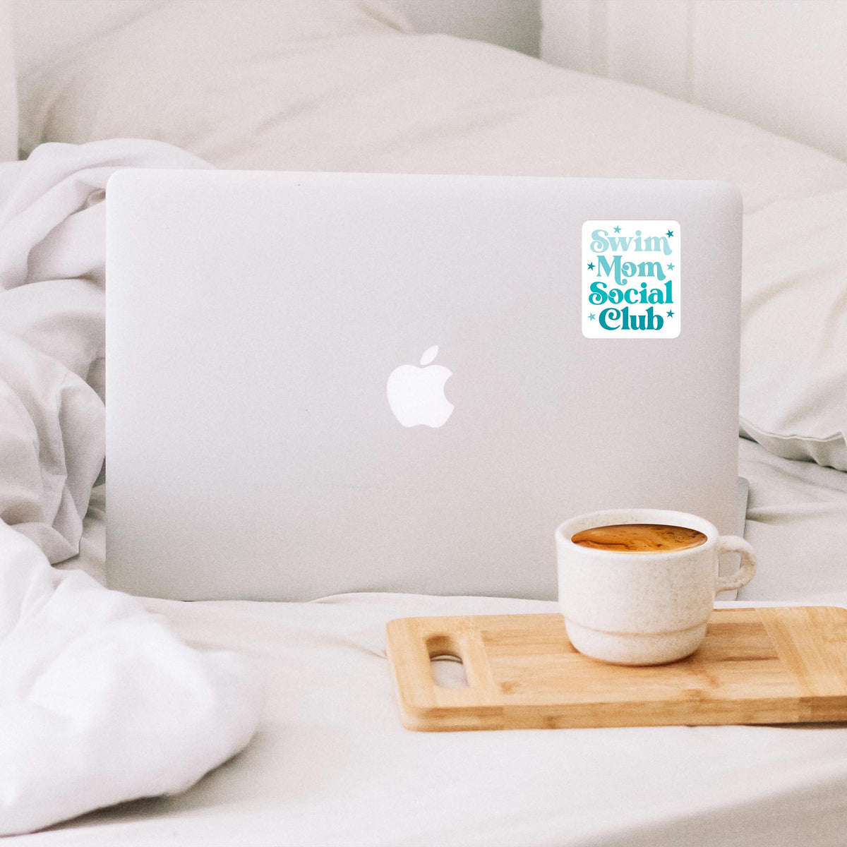 Vinyl Sticker-Swim Mom Social Club -1
