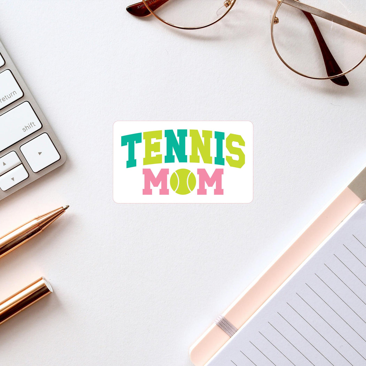 Vinyl Sticker-Tennis Mom -2