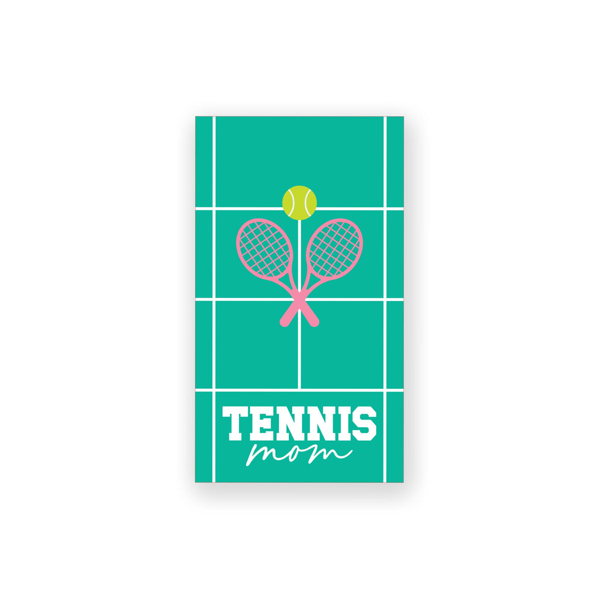 Vinyl Sticker-Tennis Mom Court -0