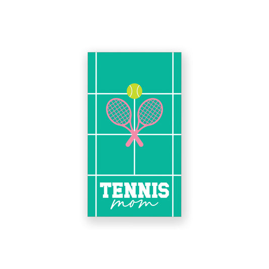 Vinyl Sticker-Tennis Mom Court -0