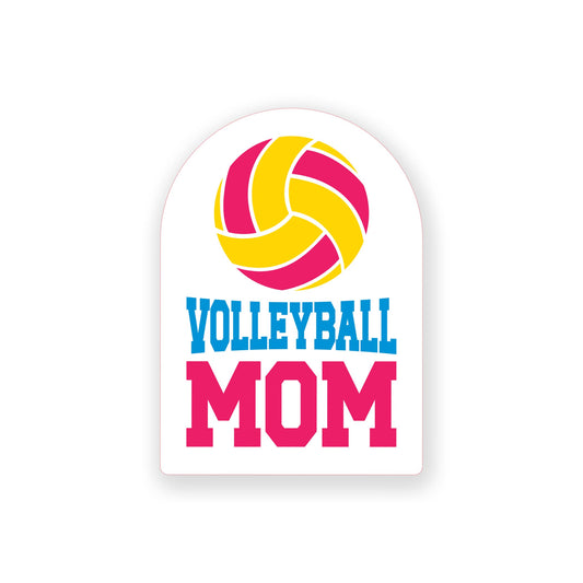 Vinyl Sticker-Volleyball Mom -0