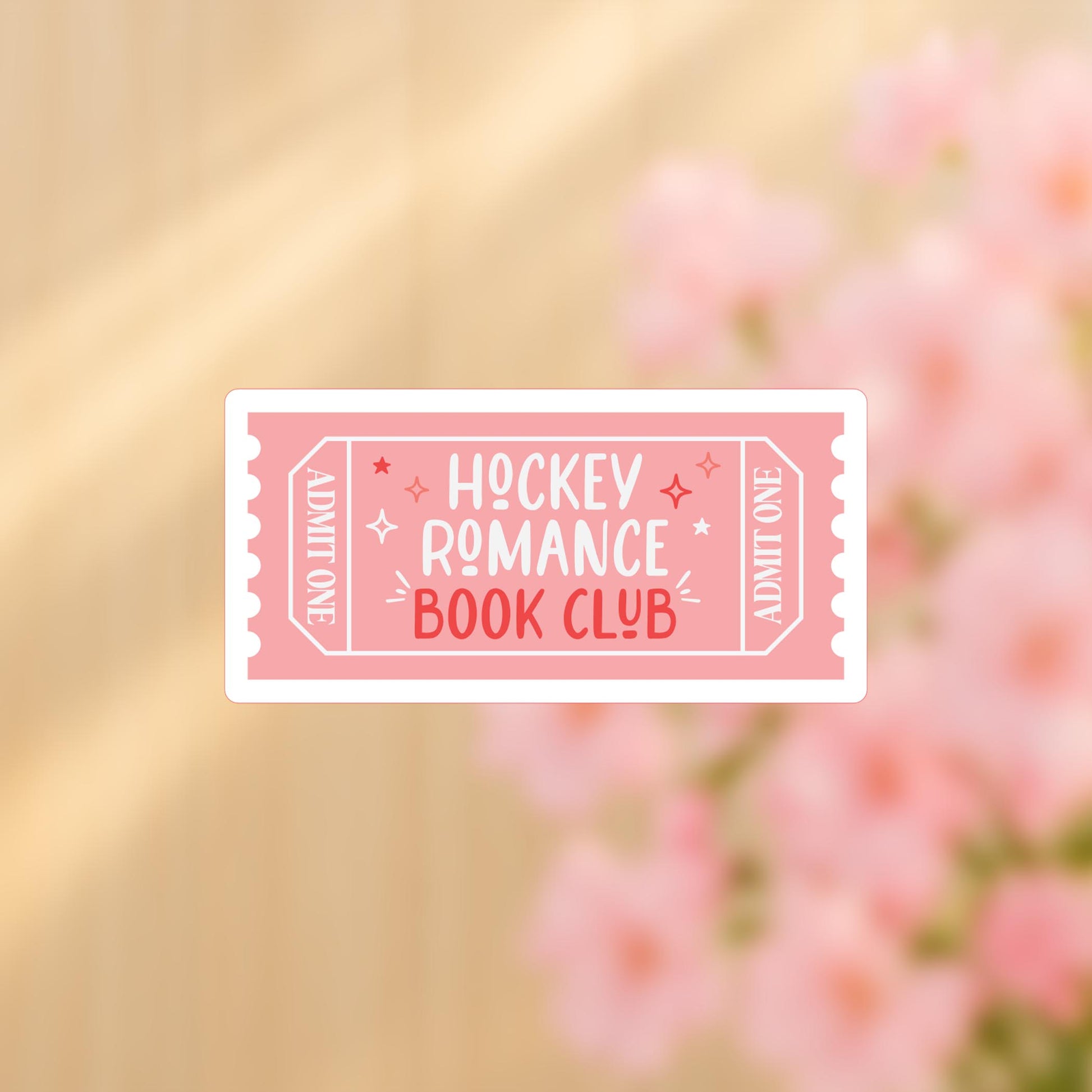 Vinyl Sticker-Boy Aquarium Pink Hockey Romance -4