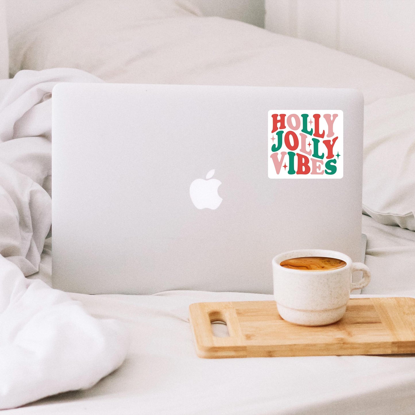 Vinyl Sticker-Holly Jolly Vibes
