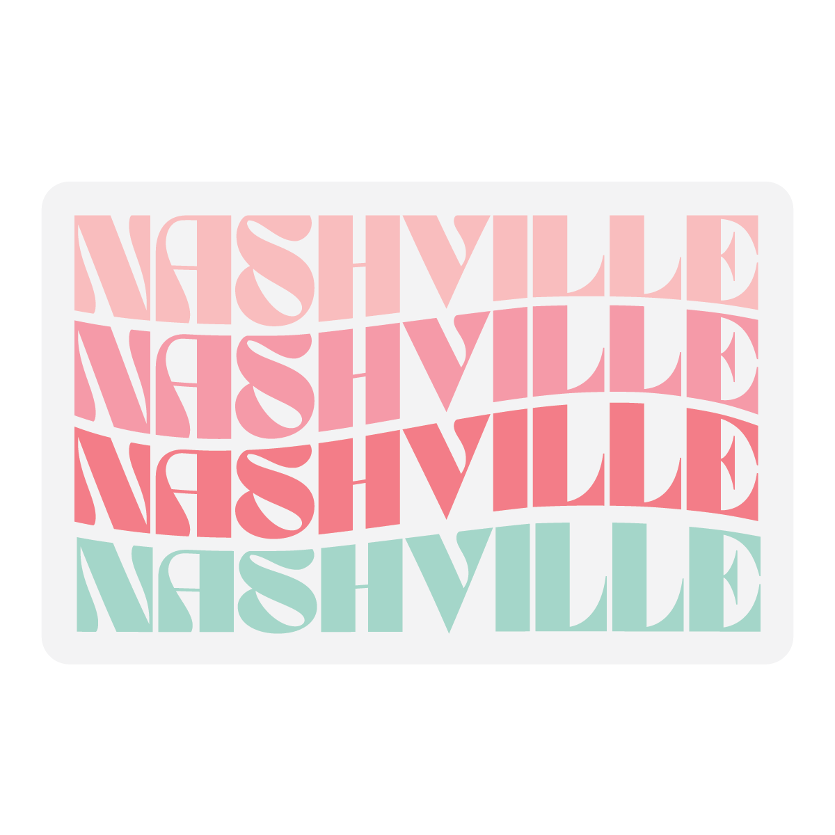 Retro Wave Local Vinyl Sticker