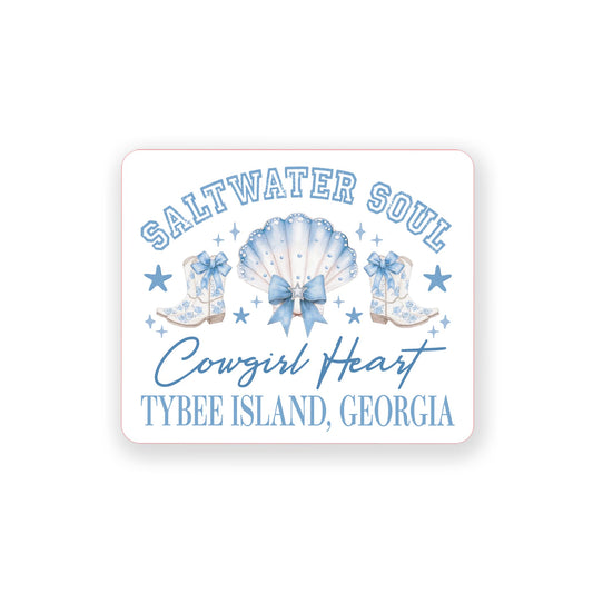 Vinyl Sticker-Love+Local Coastal Cowgirl -0