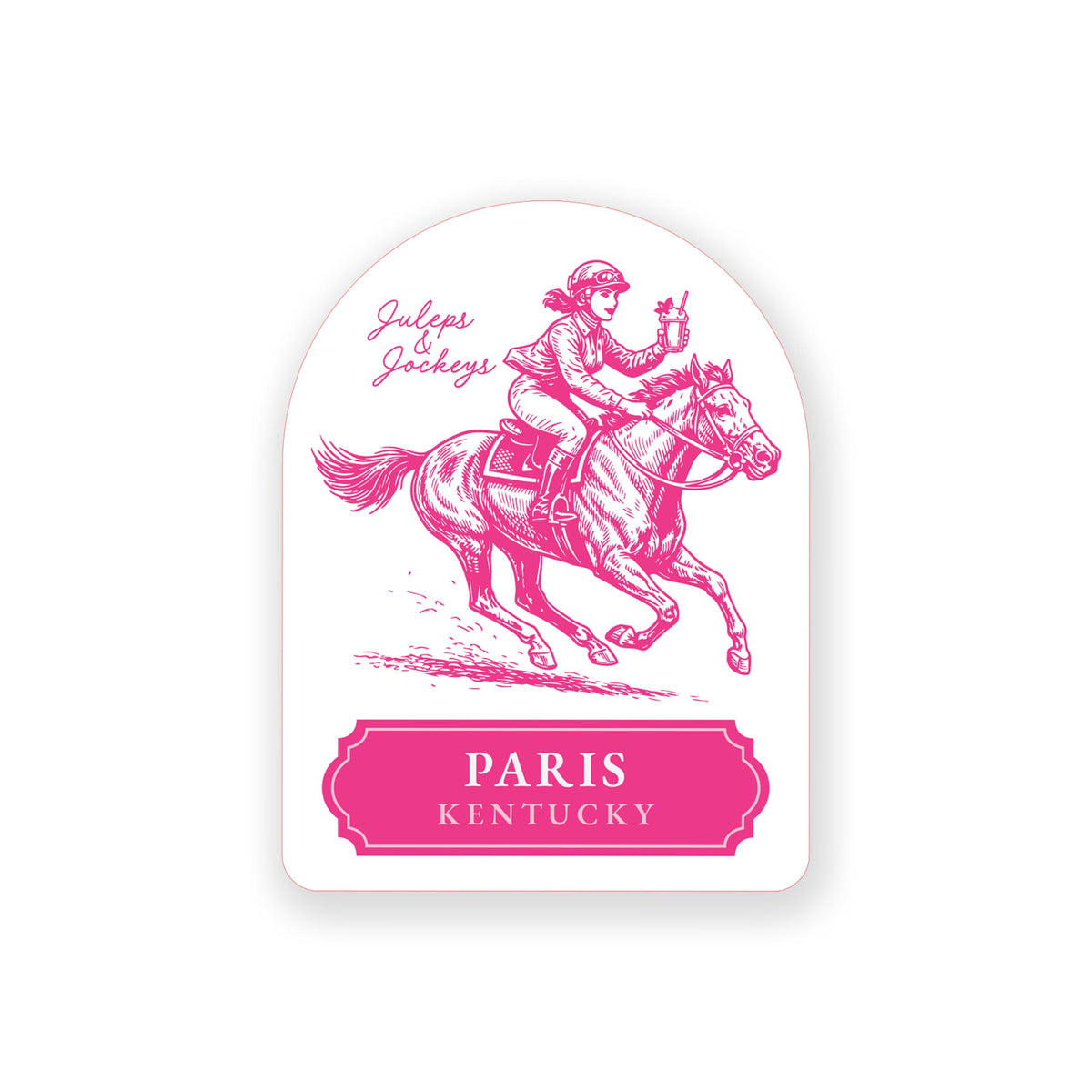 Vinyl Sticker-Derby | City & State | Hometown -0