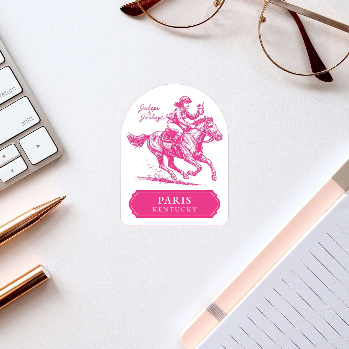 Vinyl Sticker-Derby | City & State | Hometown -2