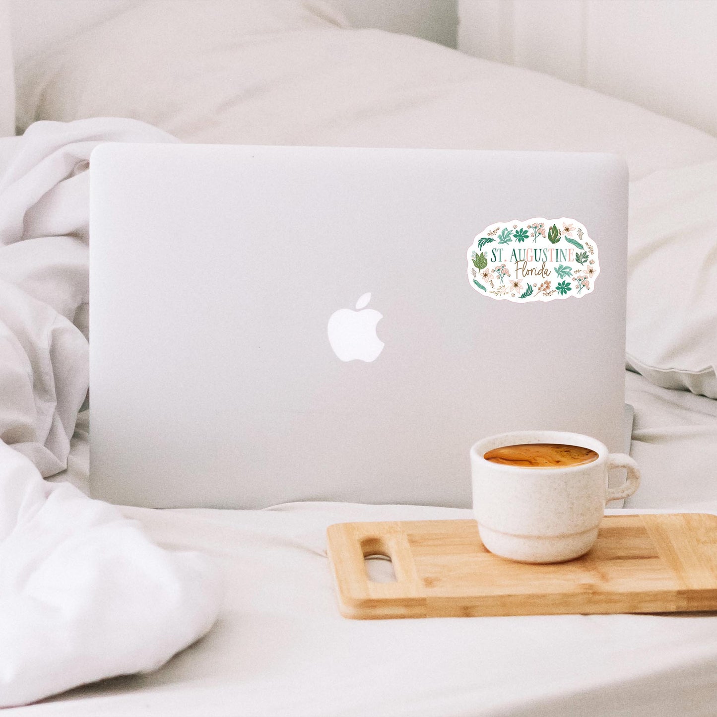 Vinyl Sticker-Love+Local Lush Tropics -1