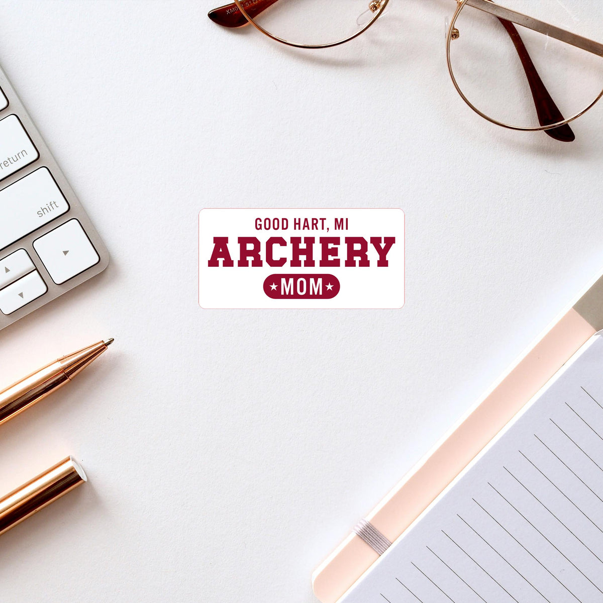 Vinyl Sticker-Archery Mom | Hometown | School Team -2