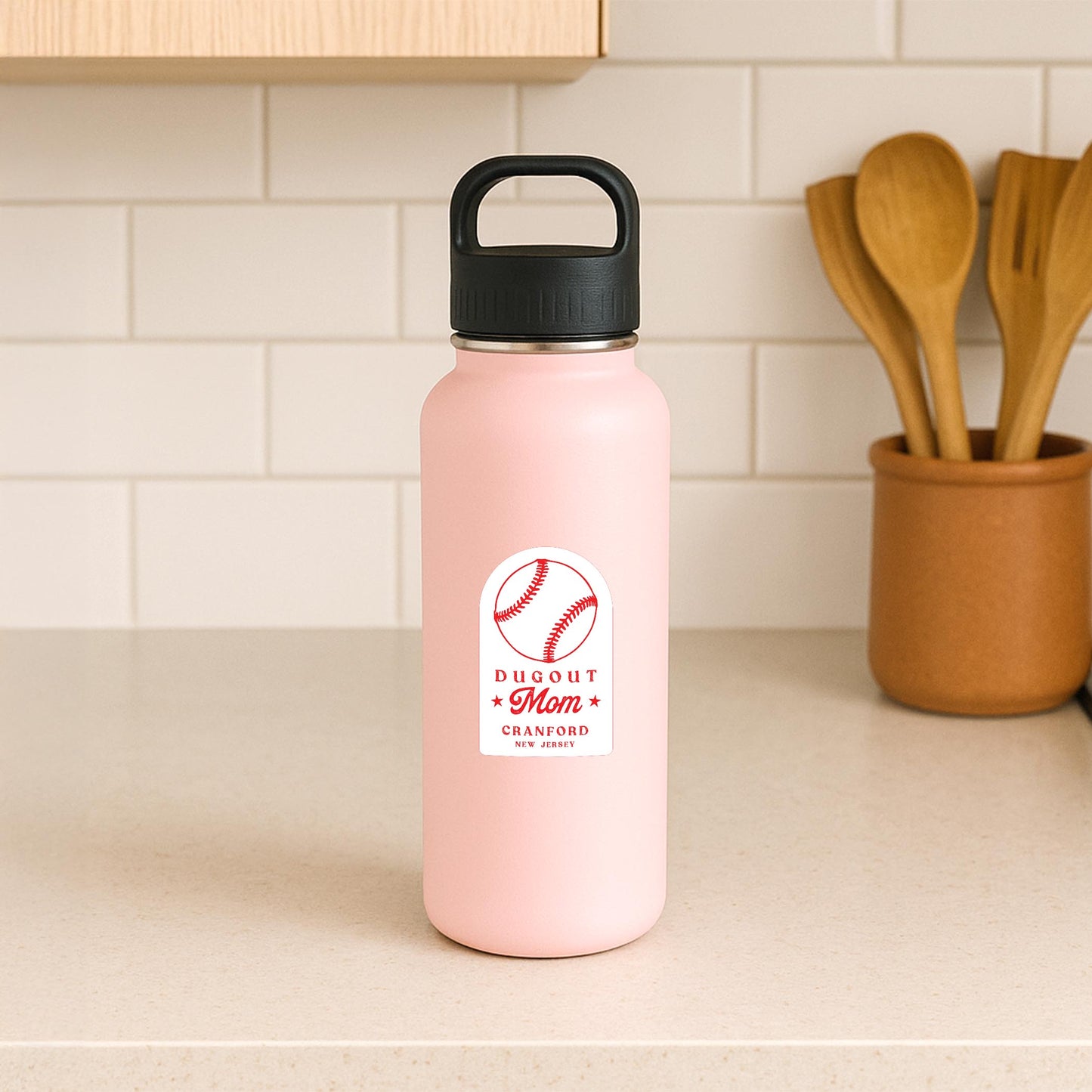 Vinyl Sticker-Custom Little League Dugout Mom -3