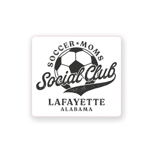 Vinyl Sticker-Soccer Moms Social Club | Custom -0