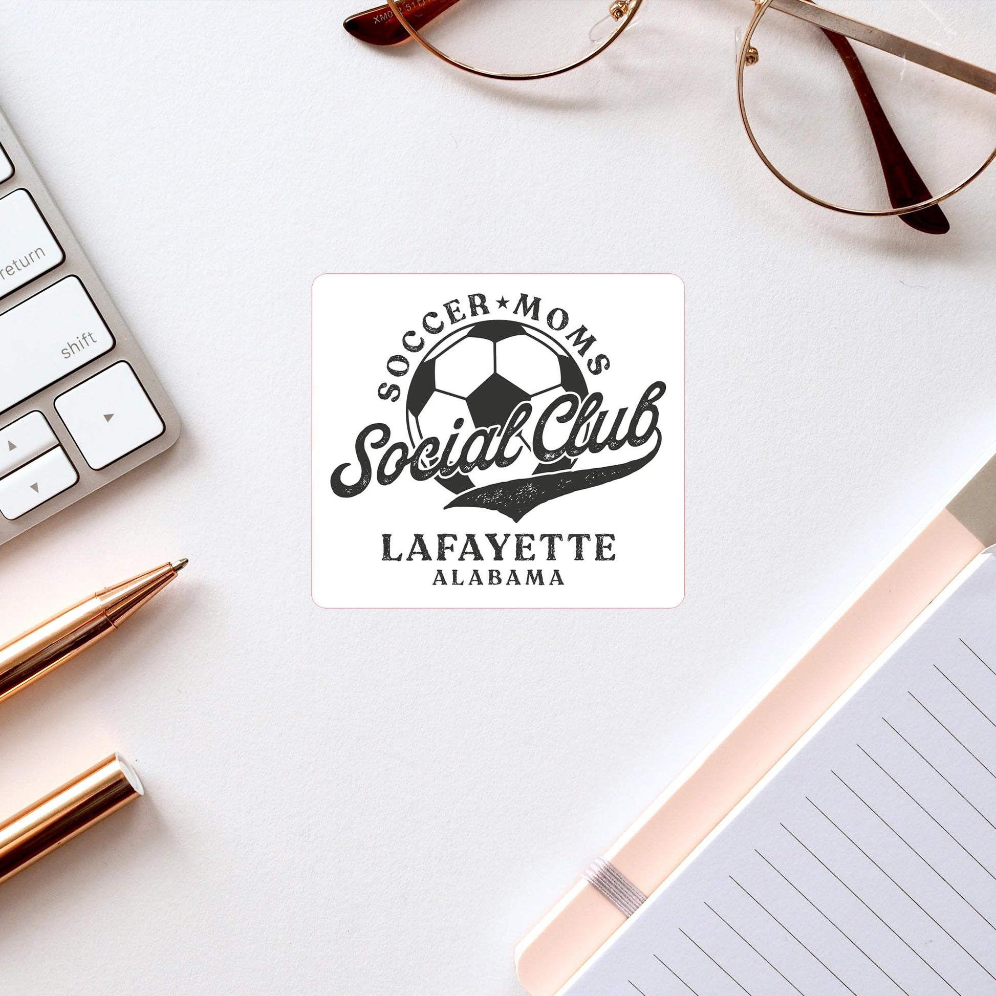 Vinyl Sticker-Soccer Moms Social Club | Custom -2