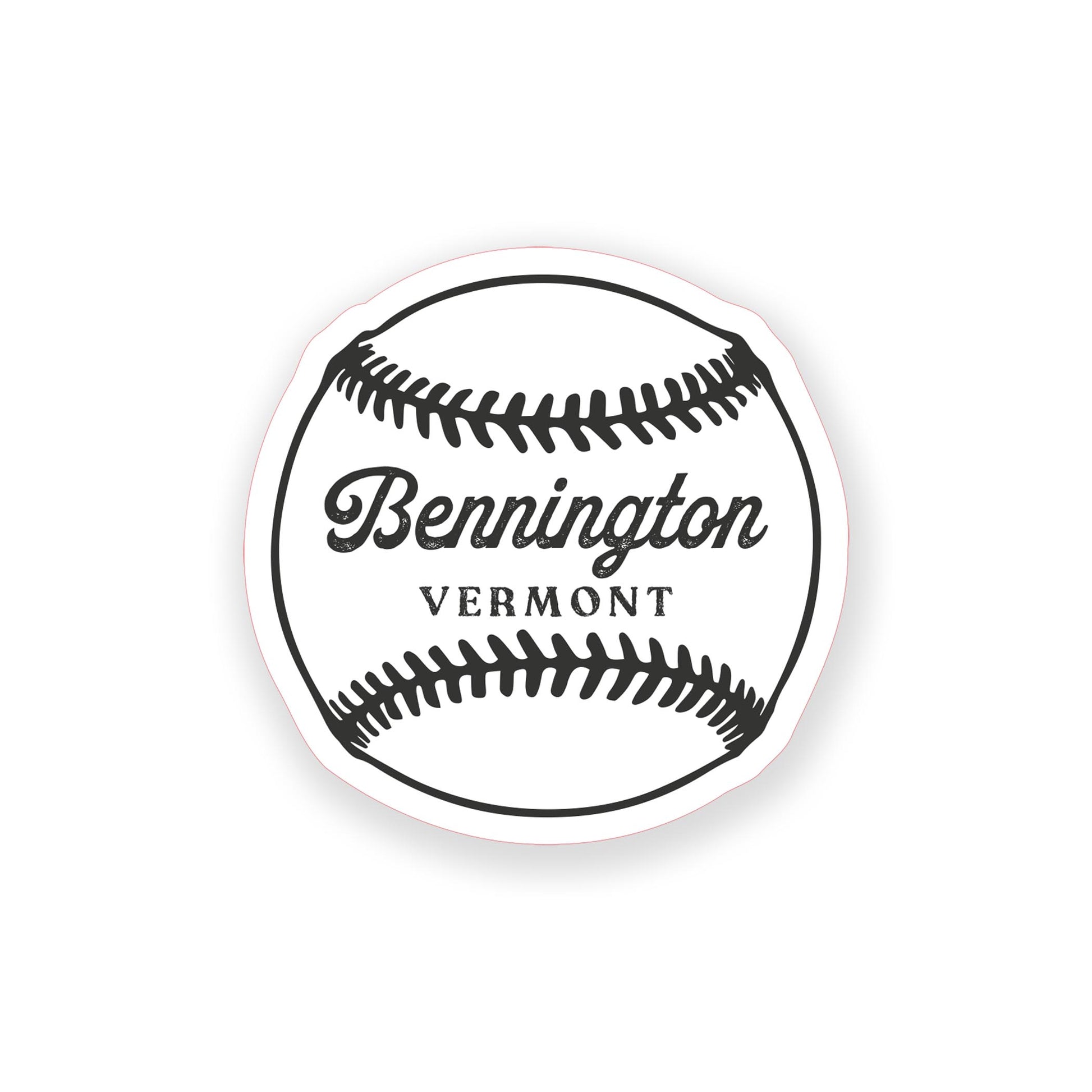 Vinyl Sticker-Softball Mom White | Your Hometown -0