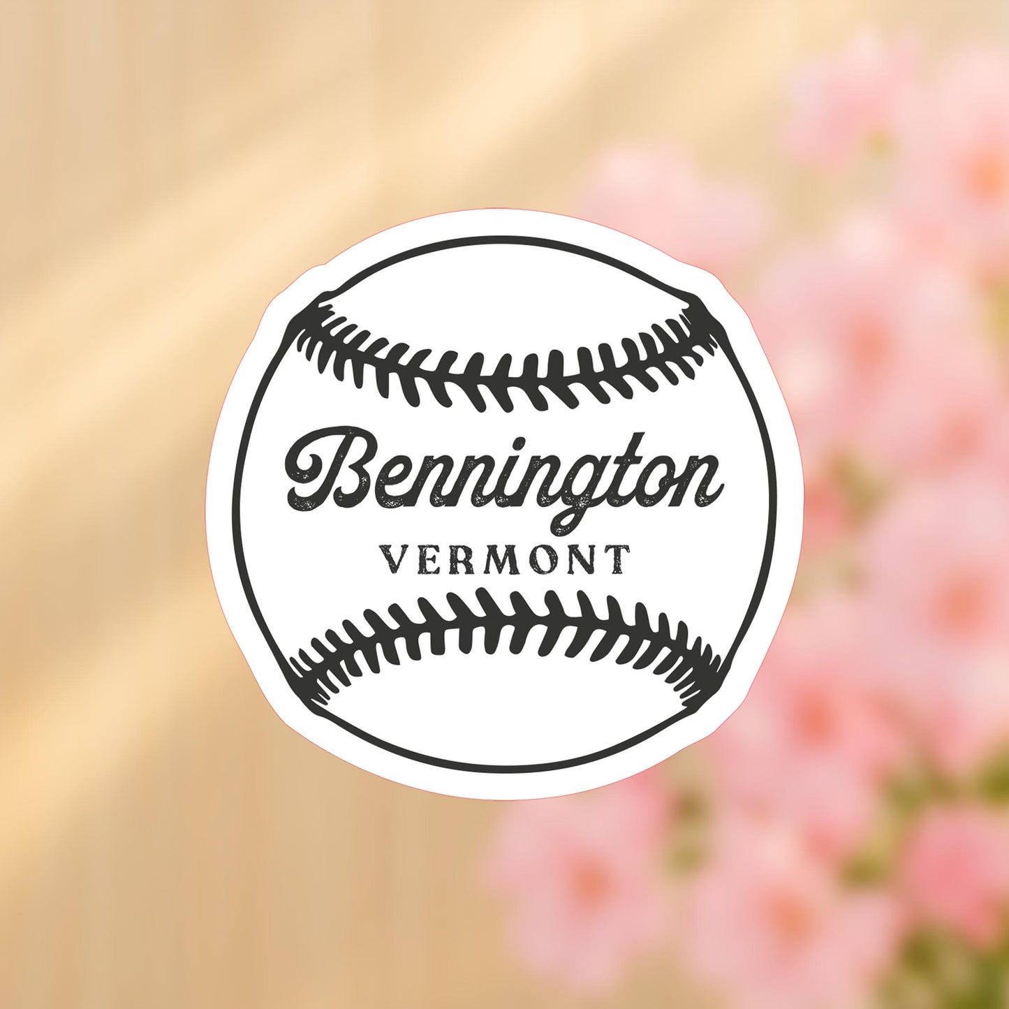 Vinyl Sticker-Softball Mom White | Your Hometown -4