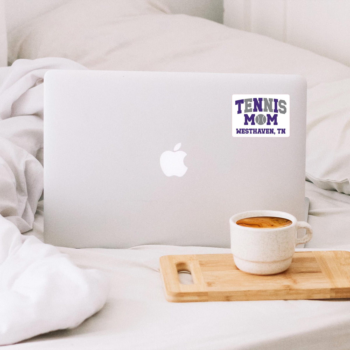 Vinyl Sticker-Custom Tennis Mom | Your Team | Personalize -1