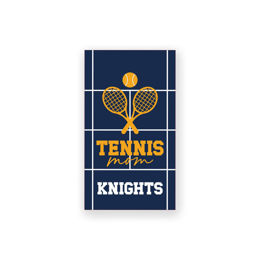 Vinyl Sticker-Custom Tennis Mom Court | Your Team -0