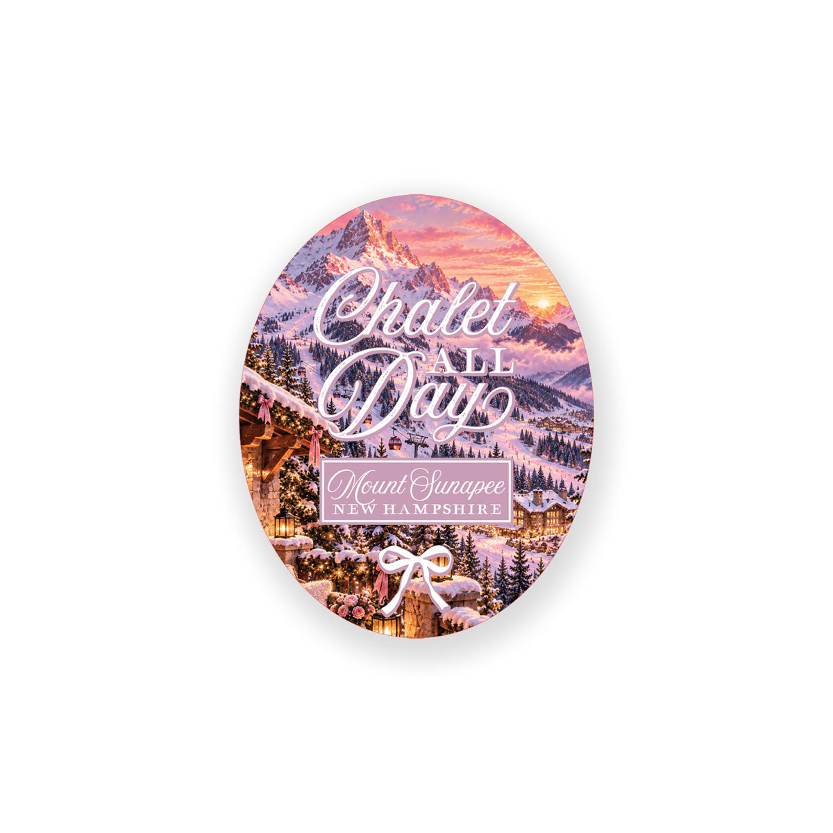 Vinyl Sticker-Chalet Girl | Custom -0