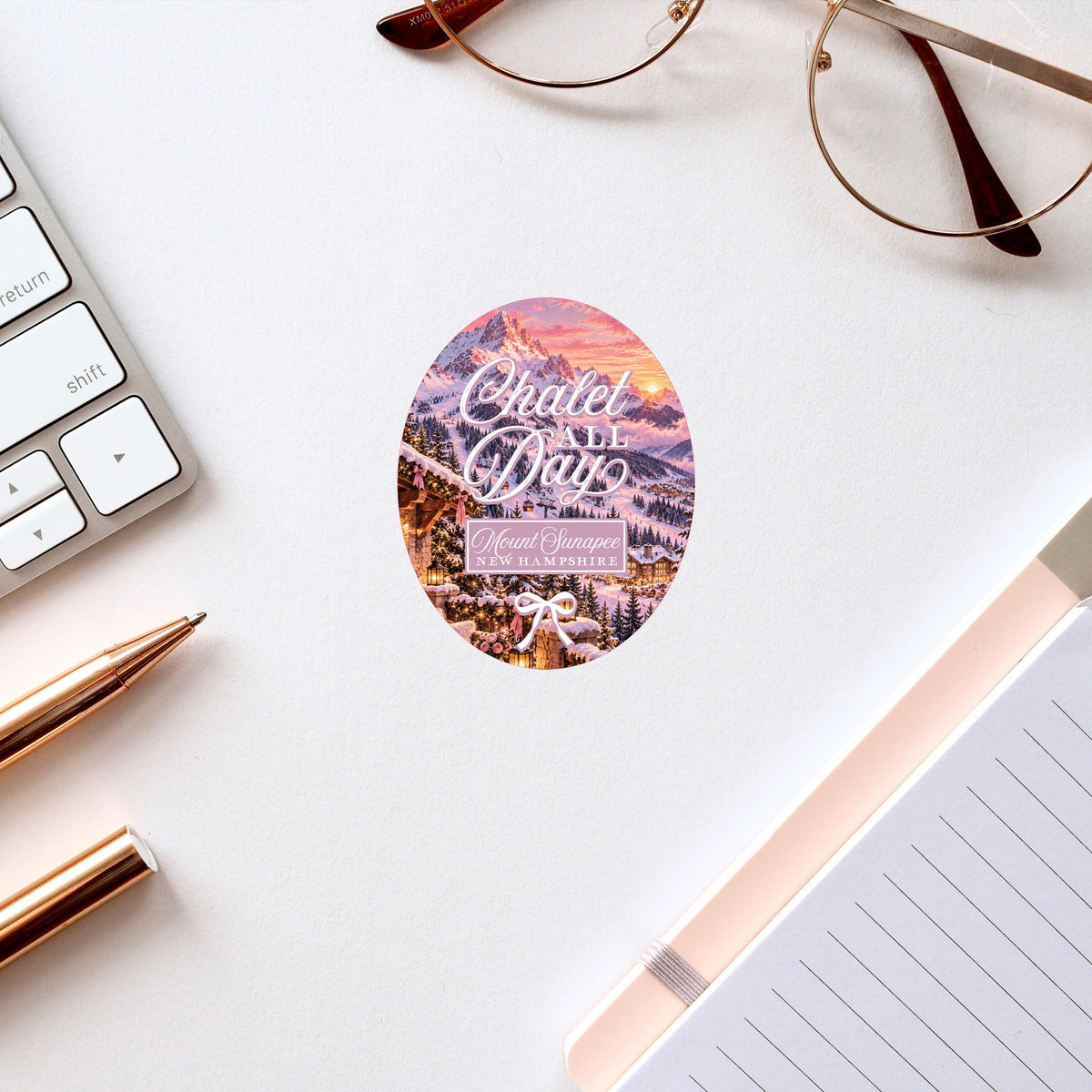 Vinyl Sticker-Chalet Girl | Custom -2