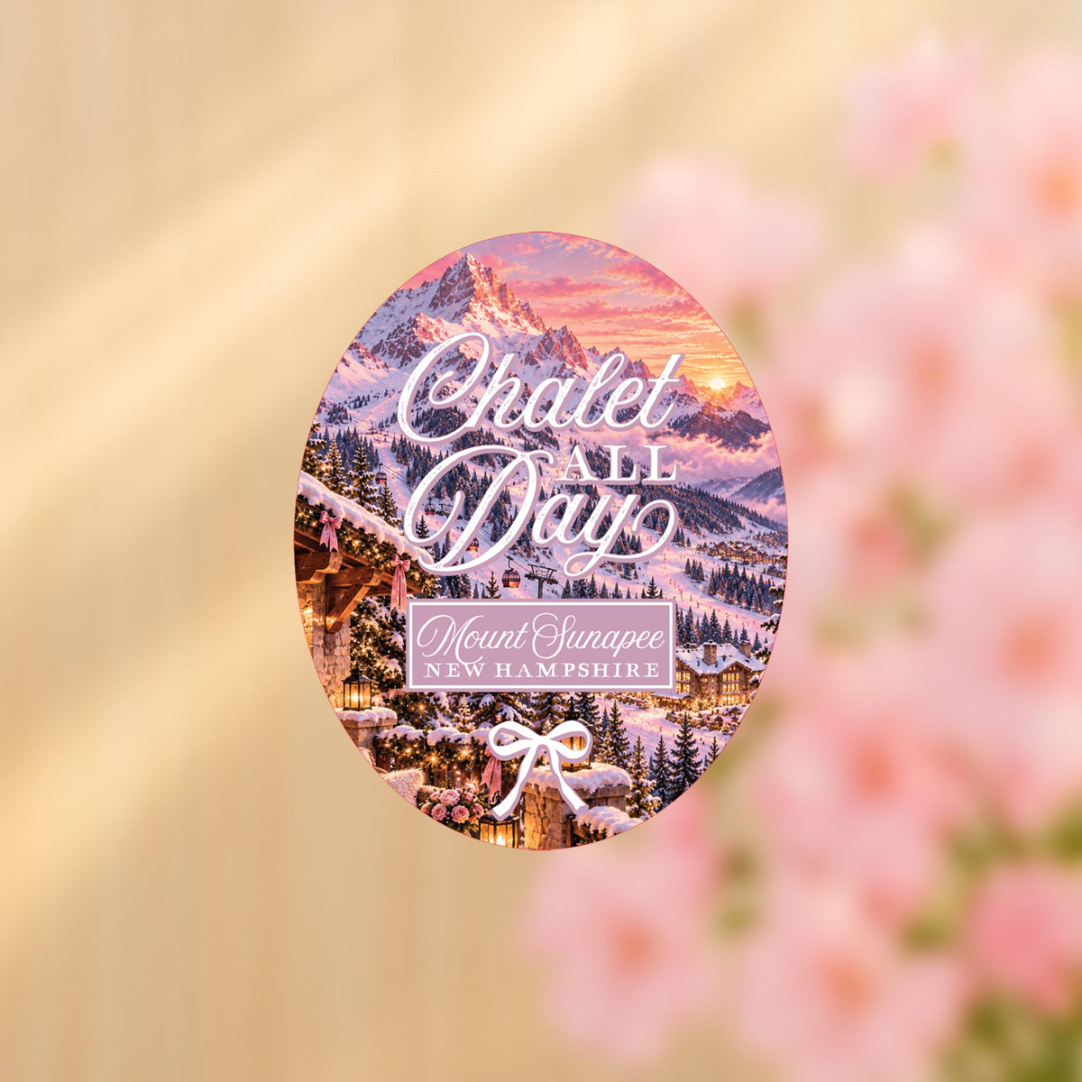 Vinyl Sticker-Chalet Girl | Custom -4