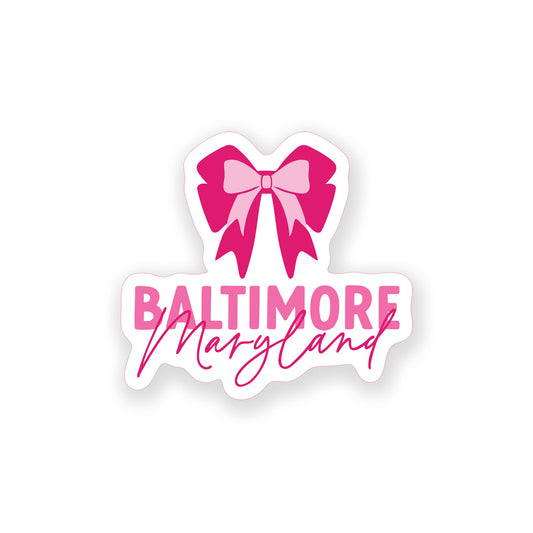 Vinyl Sticker-Love+Local Bonita Bows -0