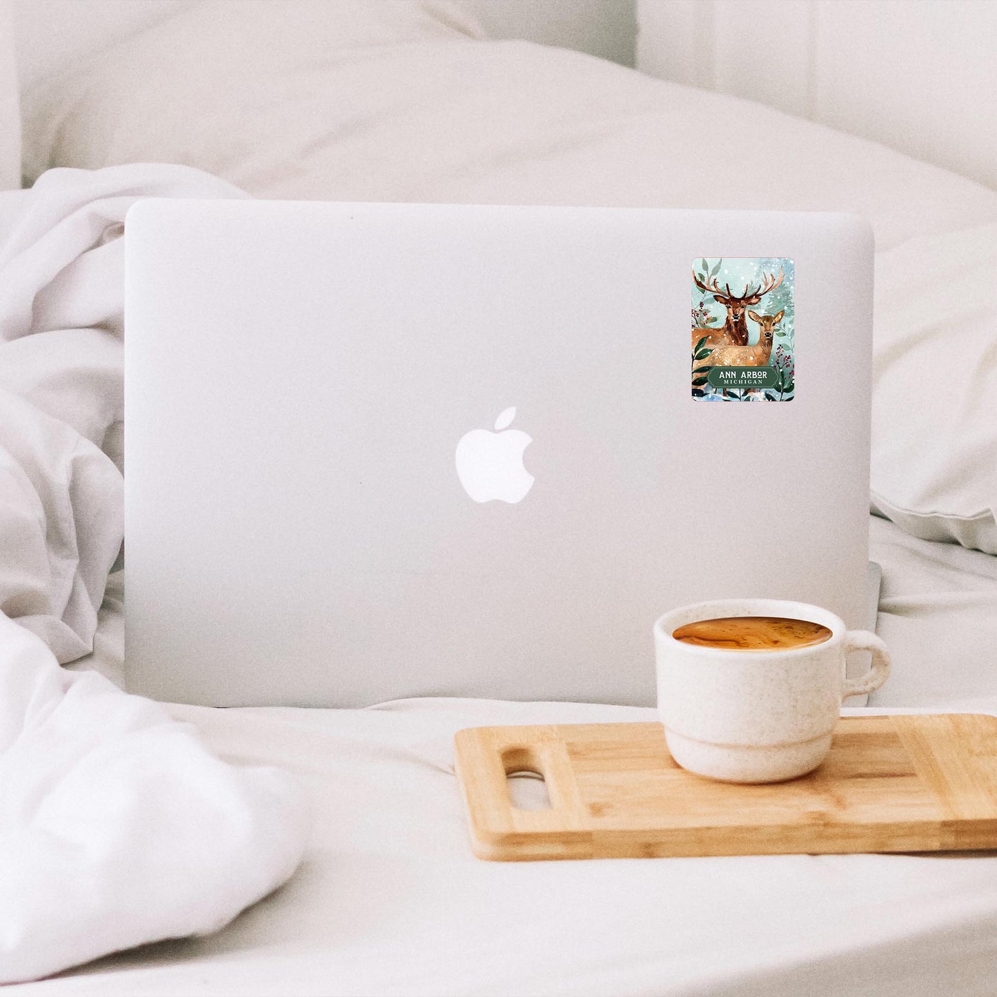 Vinyl Sticker-Love+Local Woodland -1
