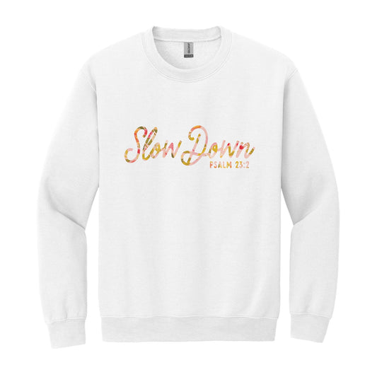 Gildan Sweatshirt White-Faithful Promises -0
