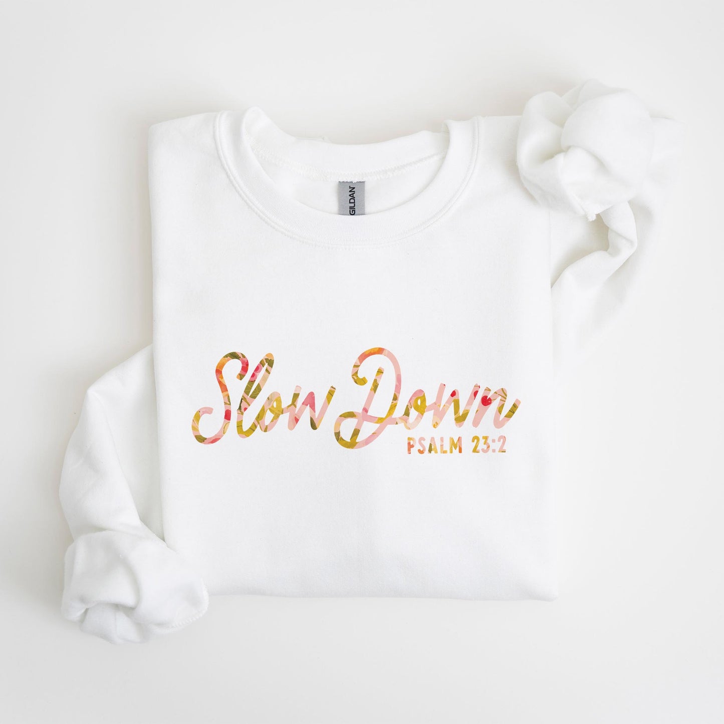 Gildan Sweatshirt White-Faithful Promises -4