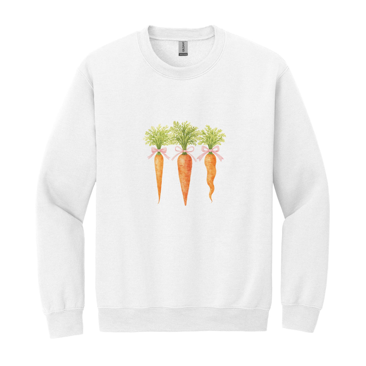 Gildan Sweatshirt White-Cottage Easter -0