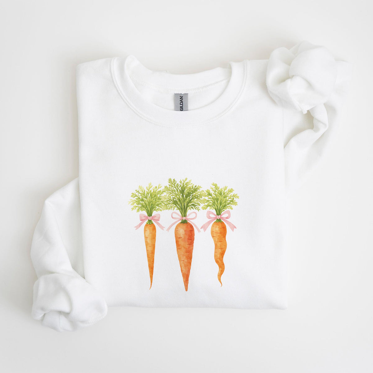 Gildan Sweatshirt White-Cottage Easter -4