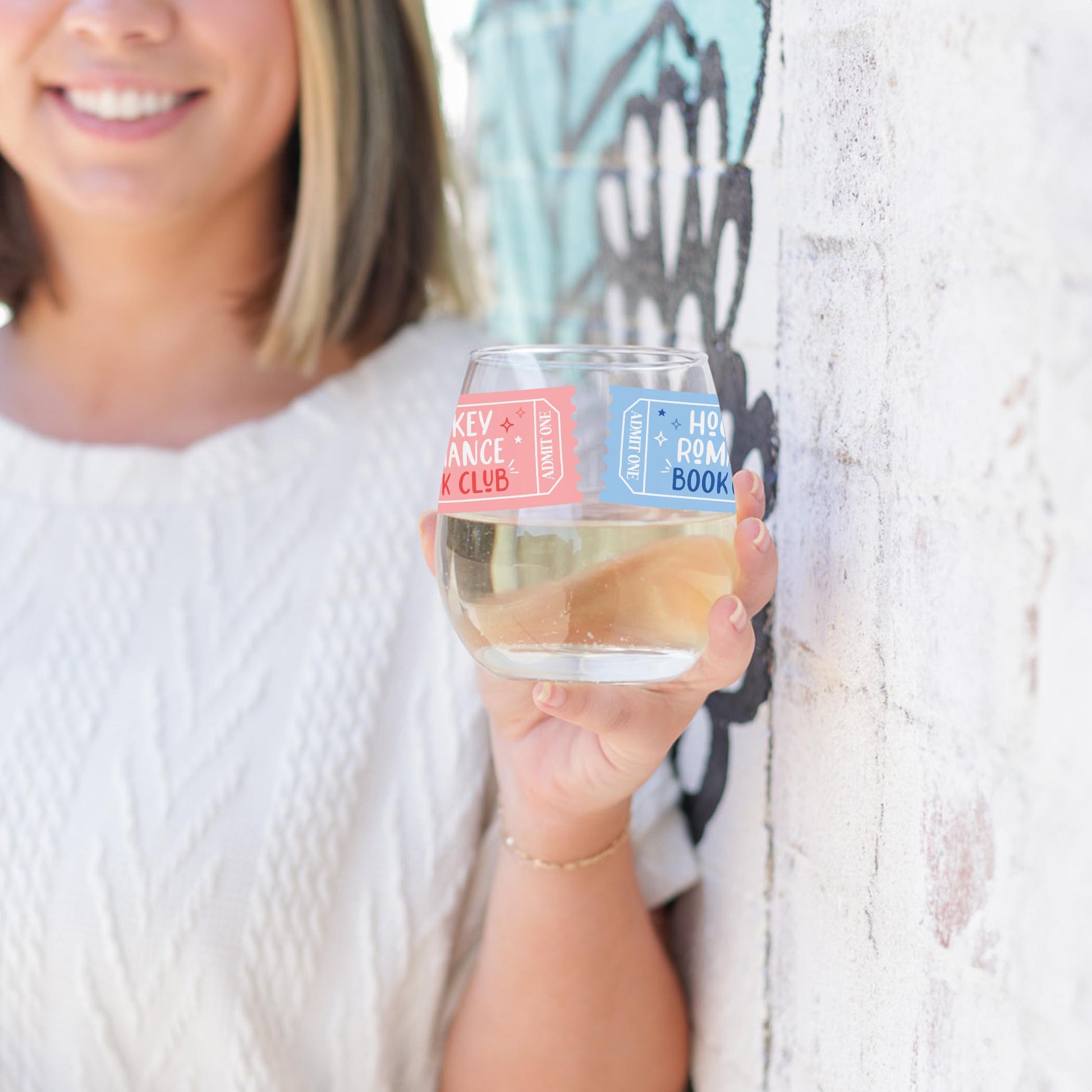 15oz Stemless Wine Glass-Boy Aquarium -3
