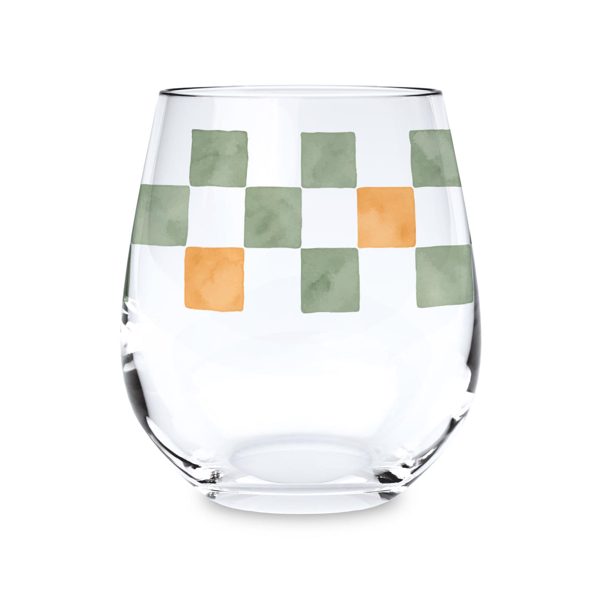 15oz Stemless Wine Glass-Autumn Orchard -0