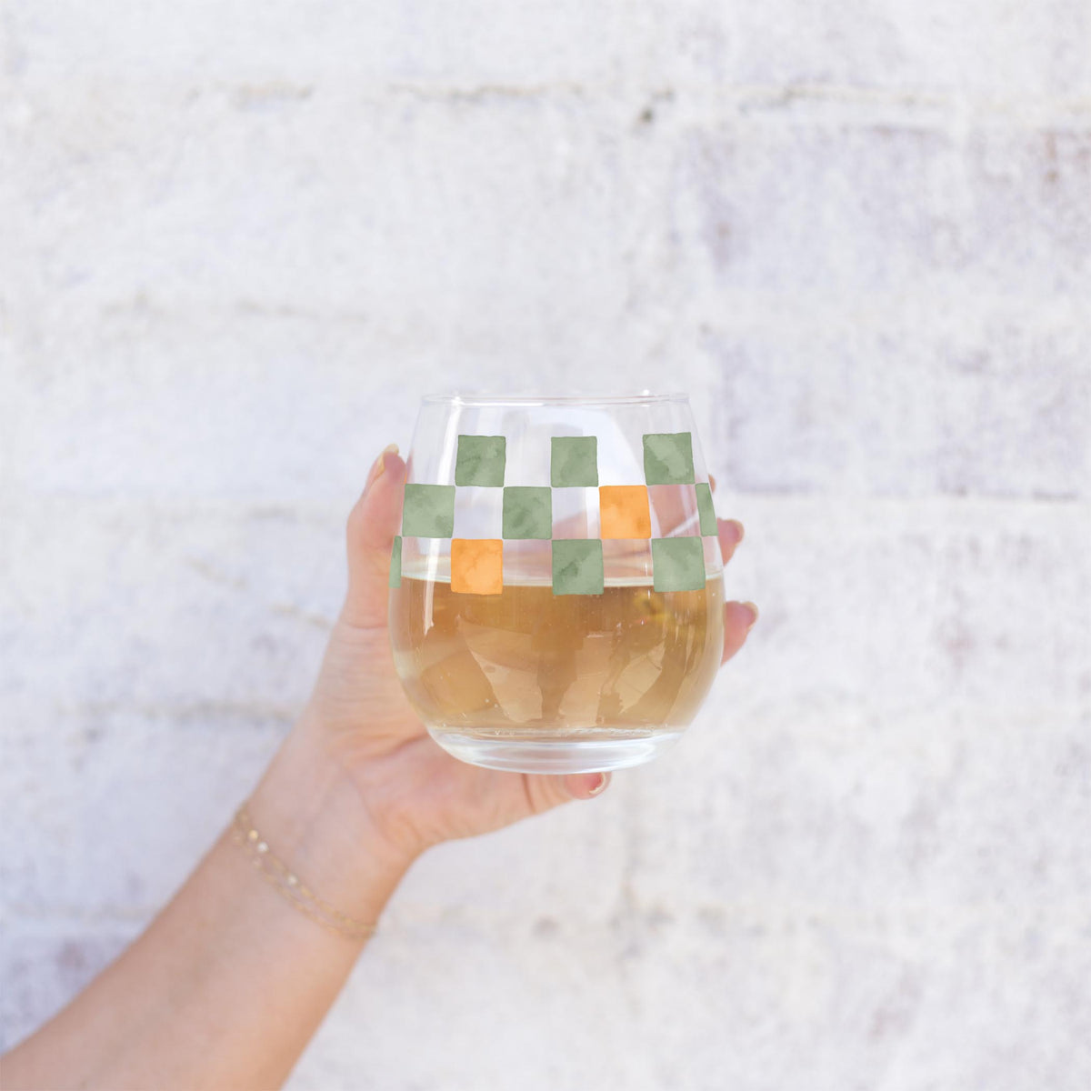 15oz Stemless Wine Glass-Autumn Orchard -2