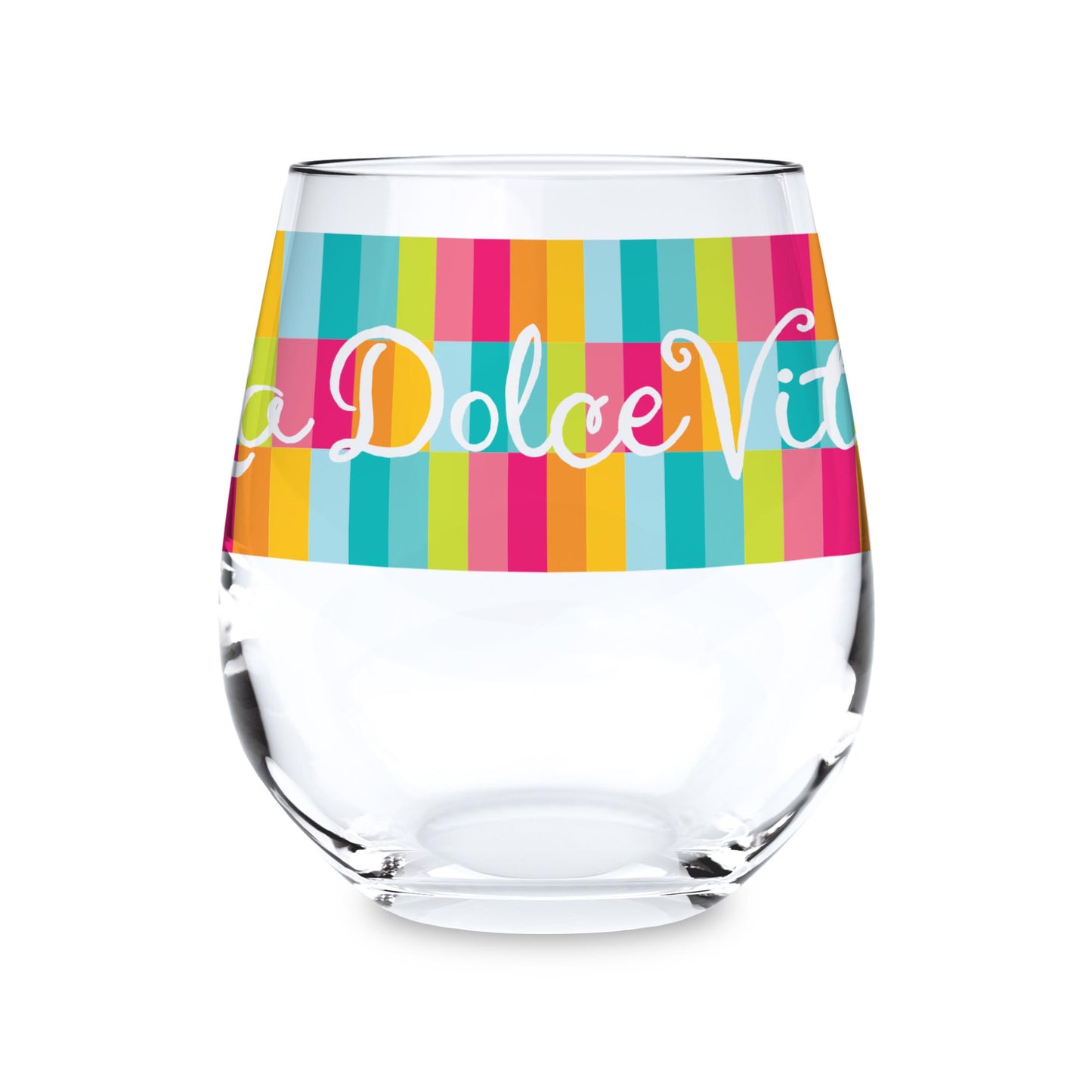 15oz Stemless Wine Glass-Summer Daze -0